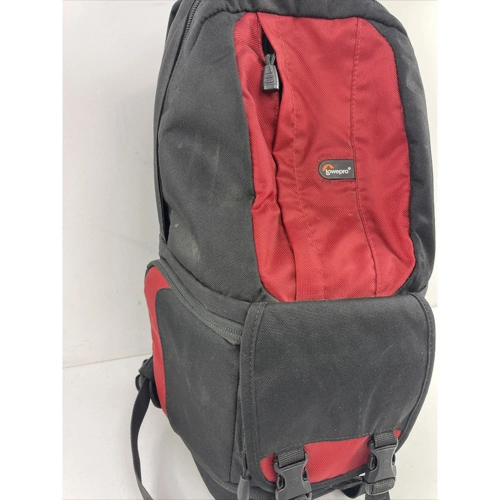 Lowepro Fastpack 100 Black and Red Camera Backpack‎ Bag EXCELLENT conditon